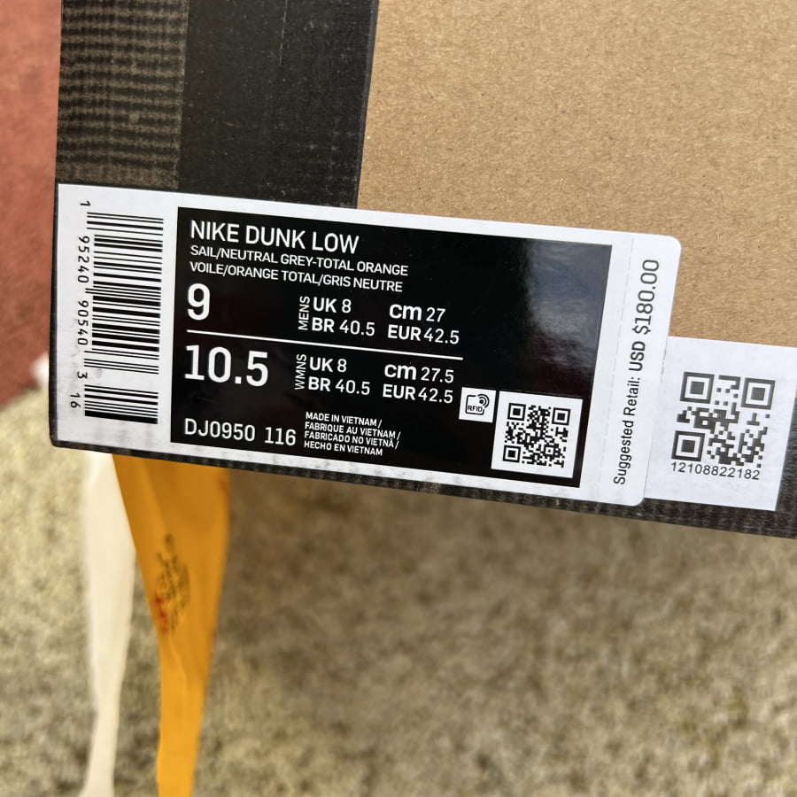 Off White Nike Dunk Low Lot 31