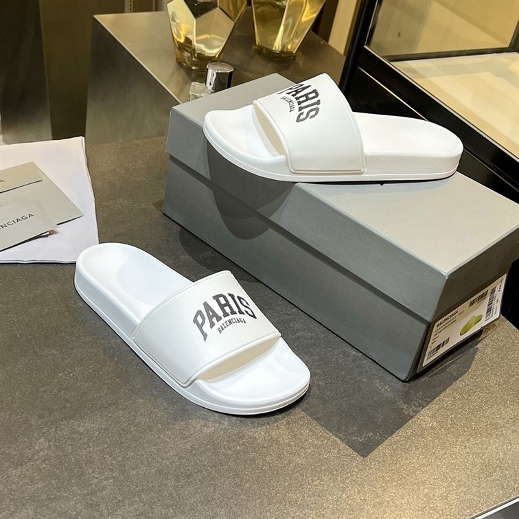 BALENCIAGA CITIES PARIS POOL SLIDE SANDAL – BBD007