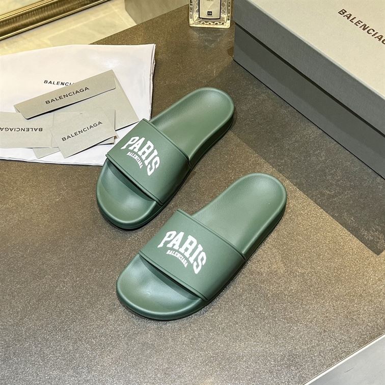 BALENCIAGA CITIES PARIS POOL SLIDE SANDAL – BBD006