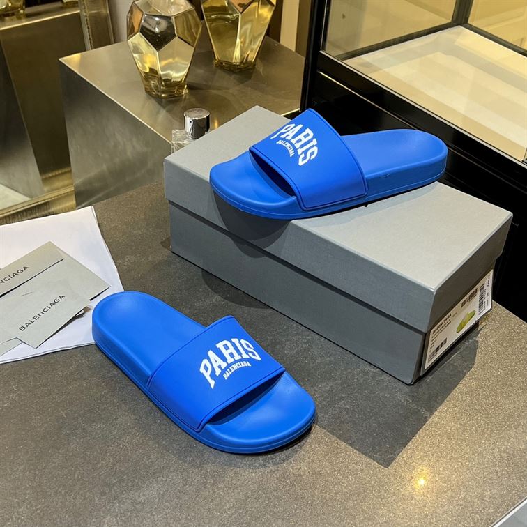 BALENCIAGA CITIES PARIS POOL SLIDE SANDAL – BBD011