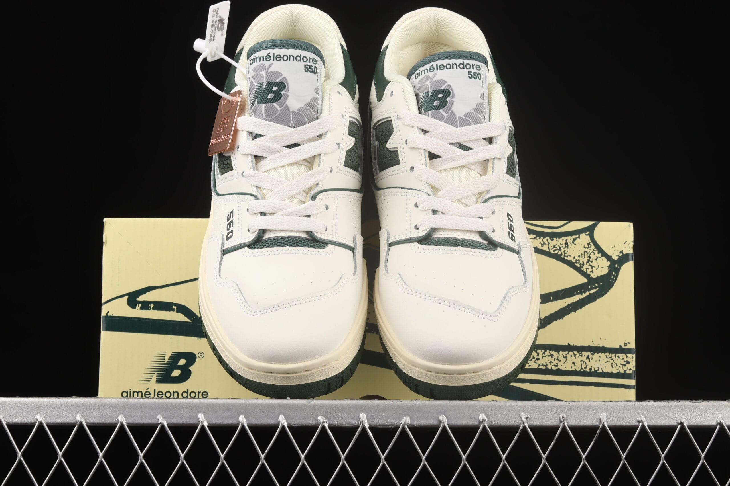 New Balance 550, Aime Leon Dore White Green