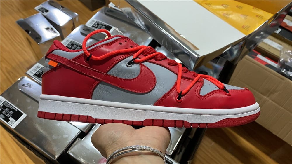 Nike Dunk Low Off-White University Red