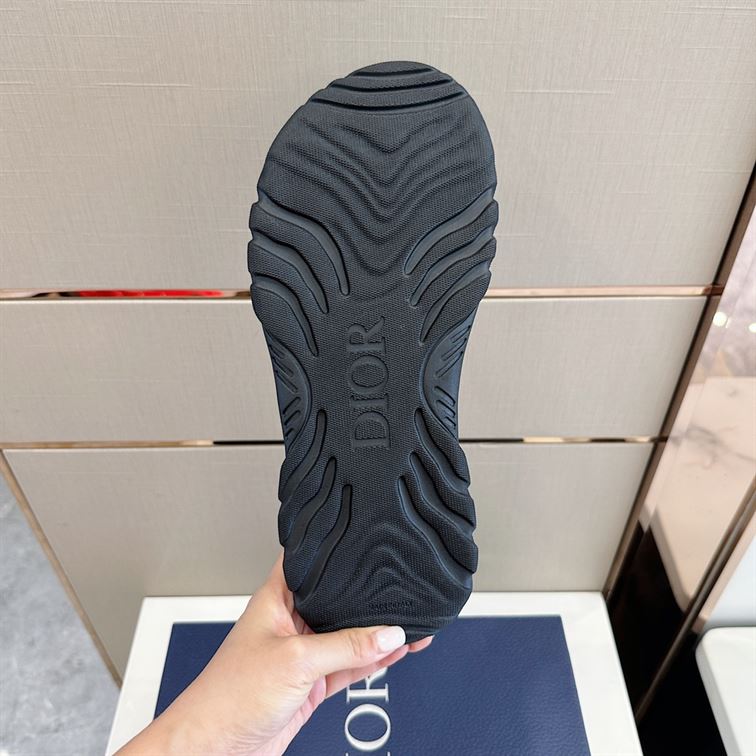 DIOR H-TOWN SANDAL BLACK RUBBER – DS004