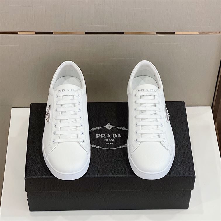 PRADA BRUSHED LEATHER SNEAKERS – PRS014