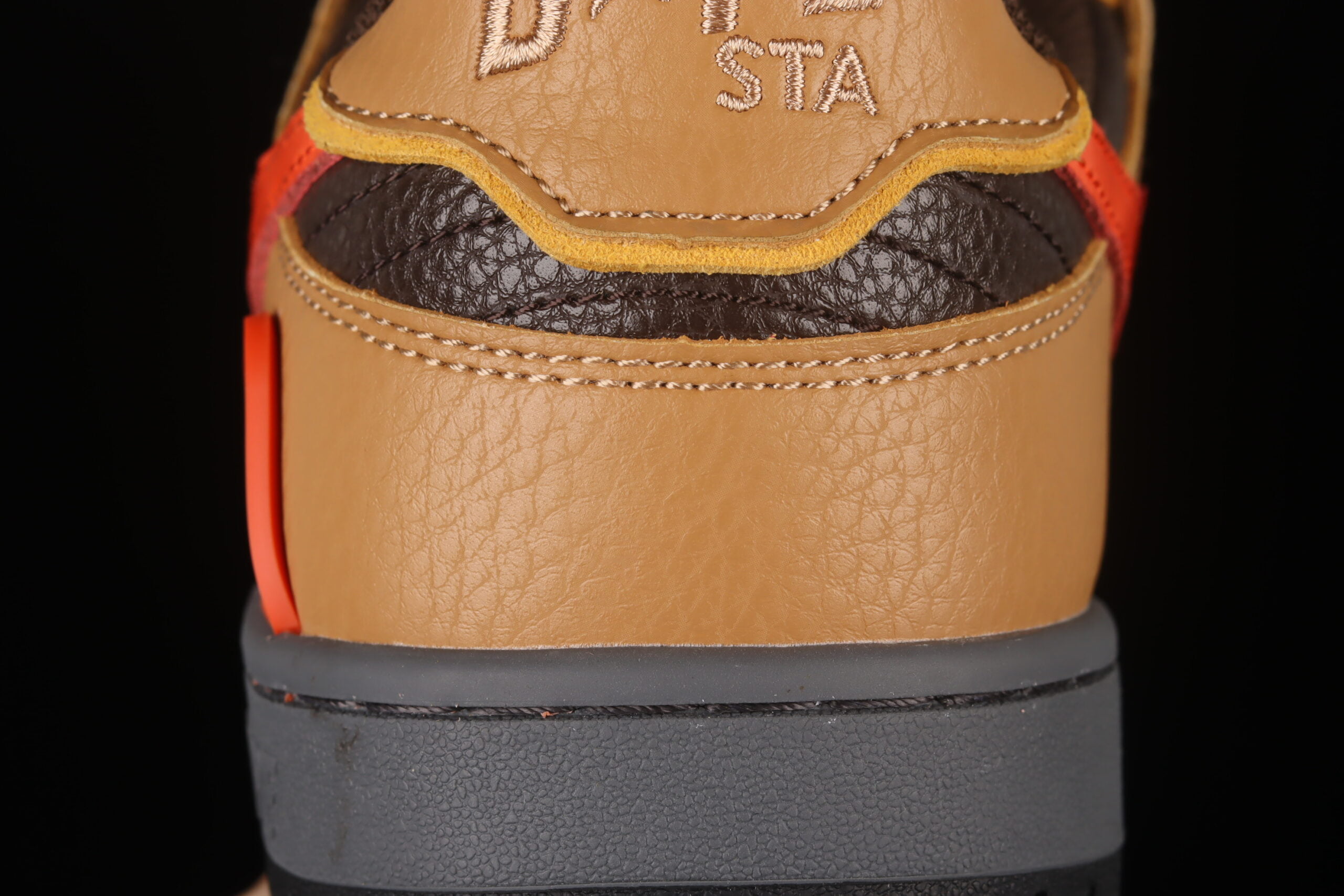 A Bathing Ape Bape SK8 STA Brown Orange
