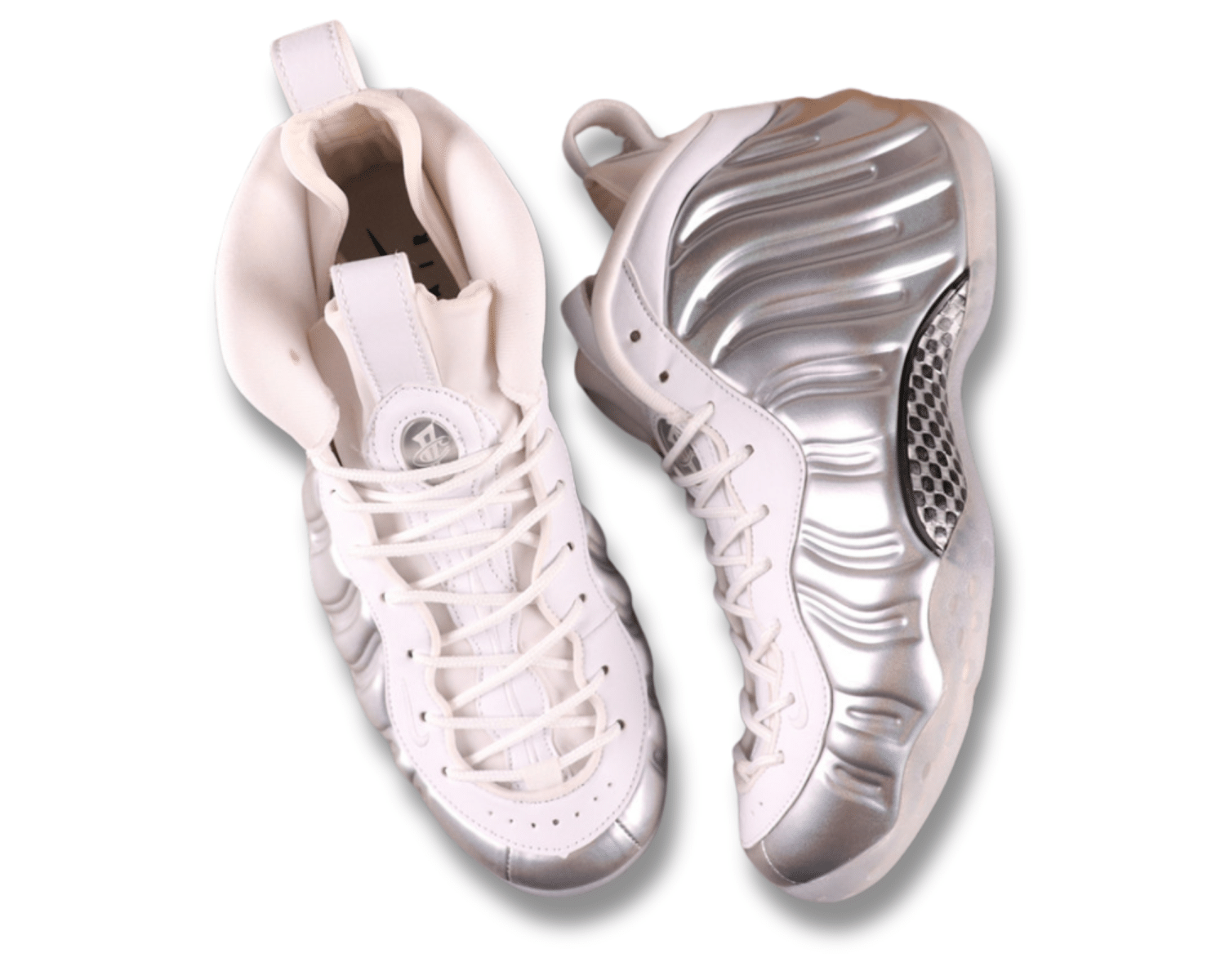 Women’s Nike Air Foamposite One Chrome White