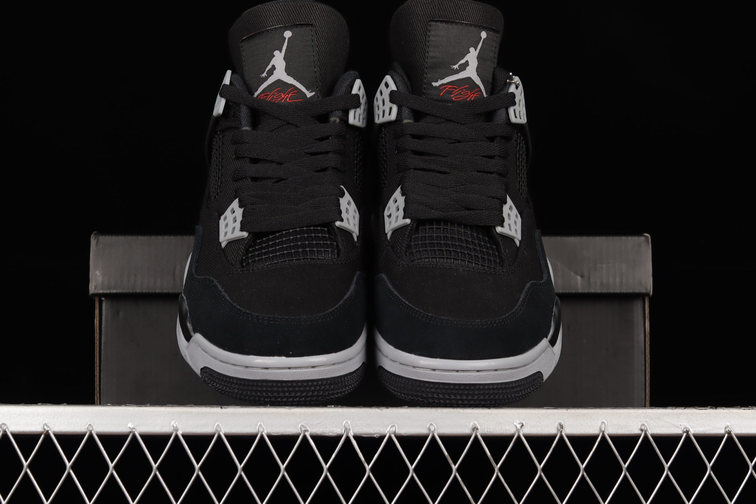 Air Jordan 4 Black Canvas