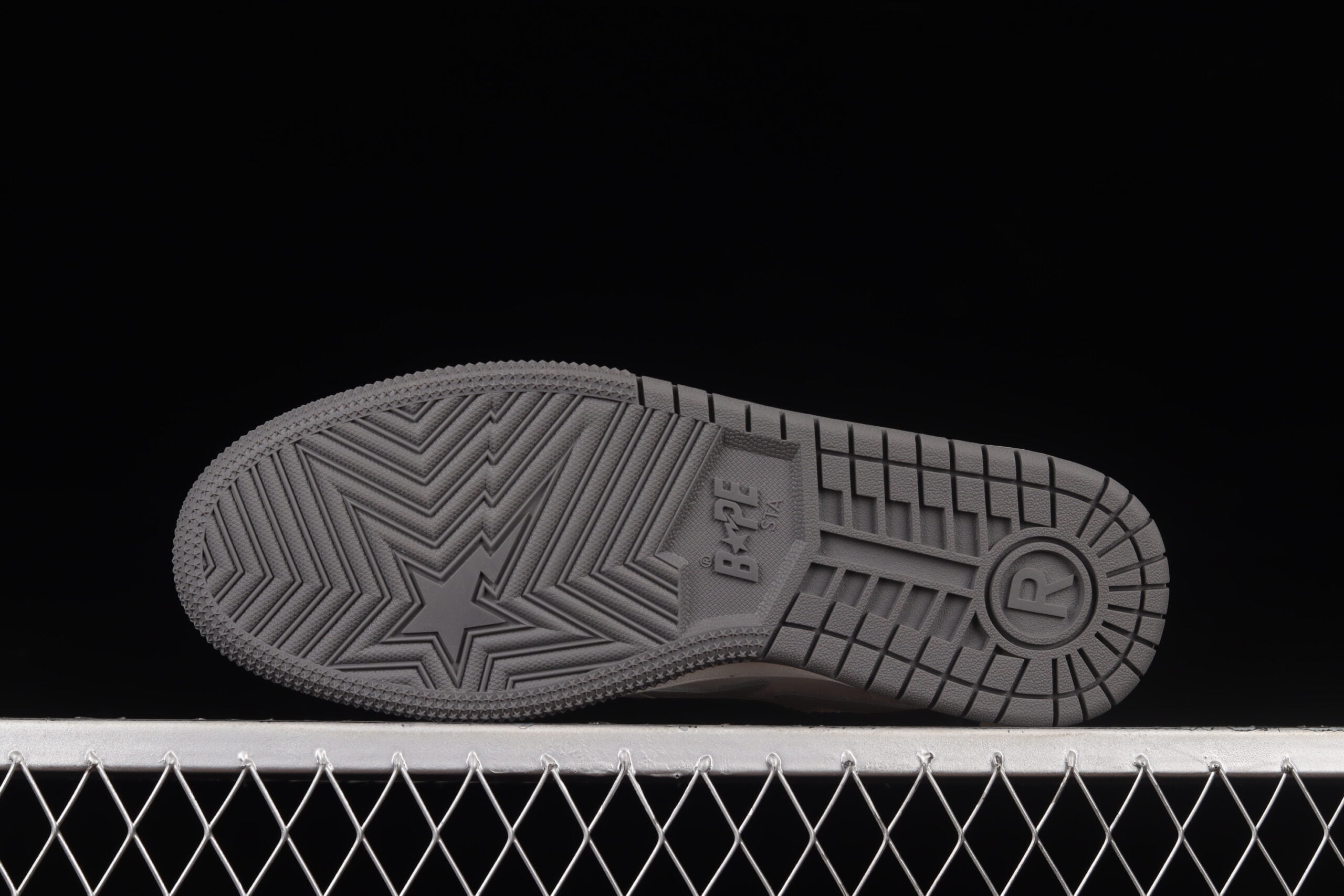 A Bathing Ape Bape STA Sk8 White Grey