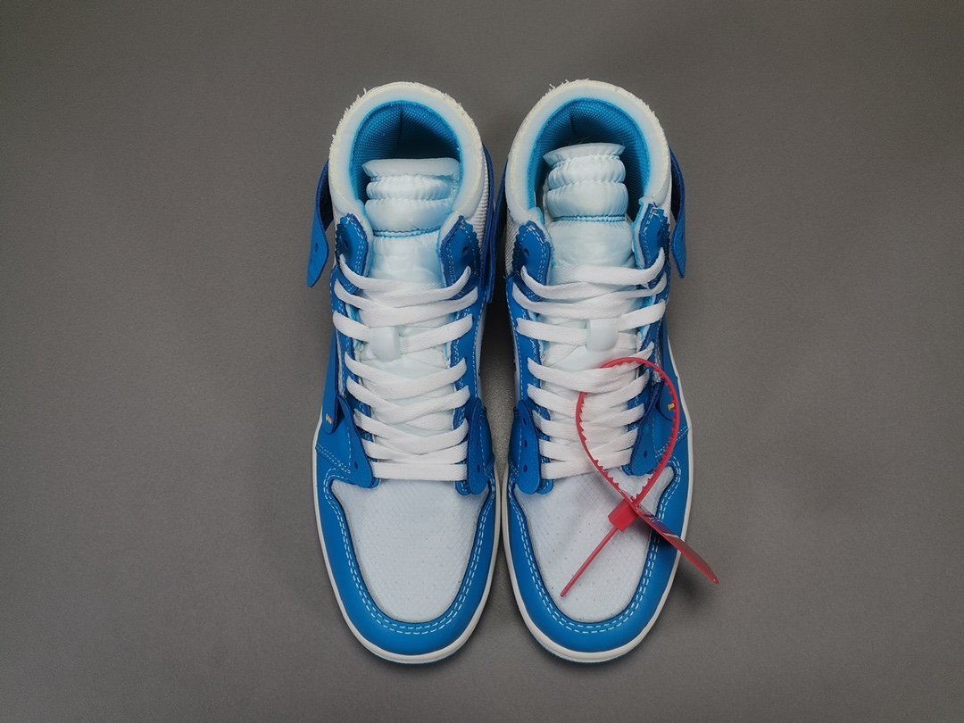 Air Jordan 1 Retro High Off-White University Blue Extended Size