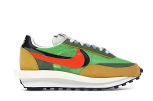 Sacai x Nk LVD Waffle Daybreak, Green Multi