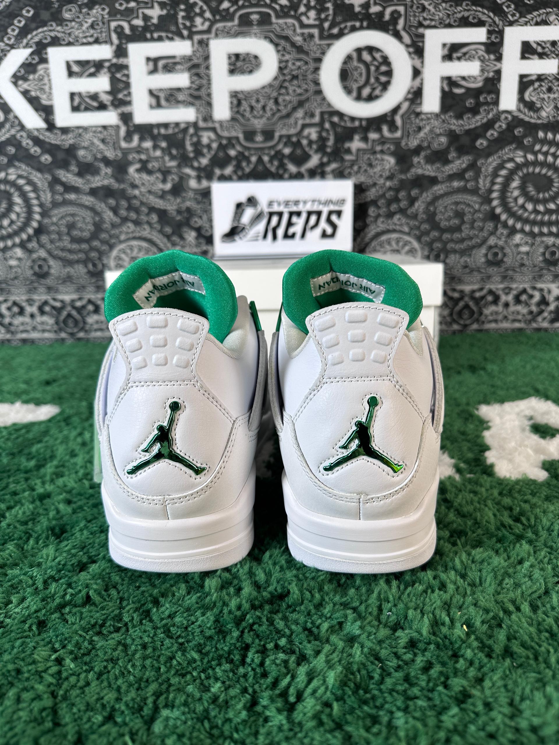 Air Jordan 4 Retro Metallic Green