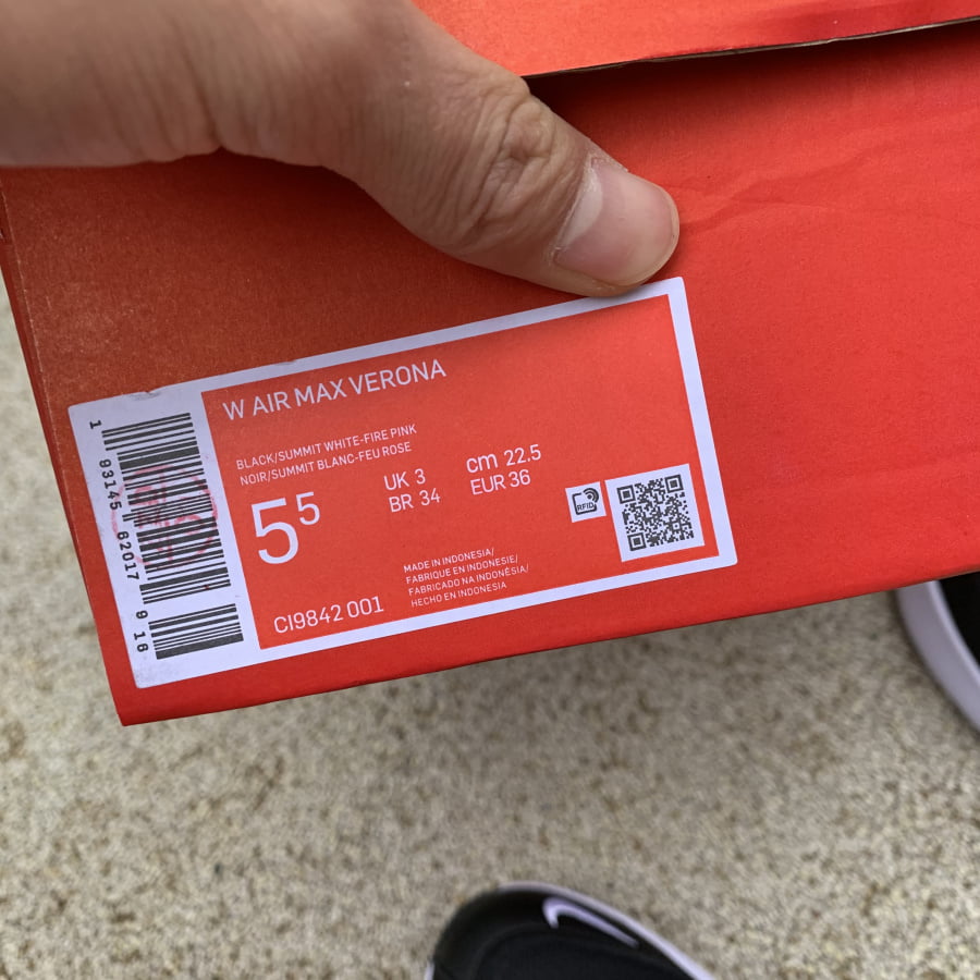 Nike Air Max Verona Black Cosmic Fuchsia