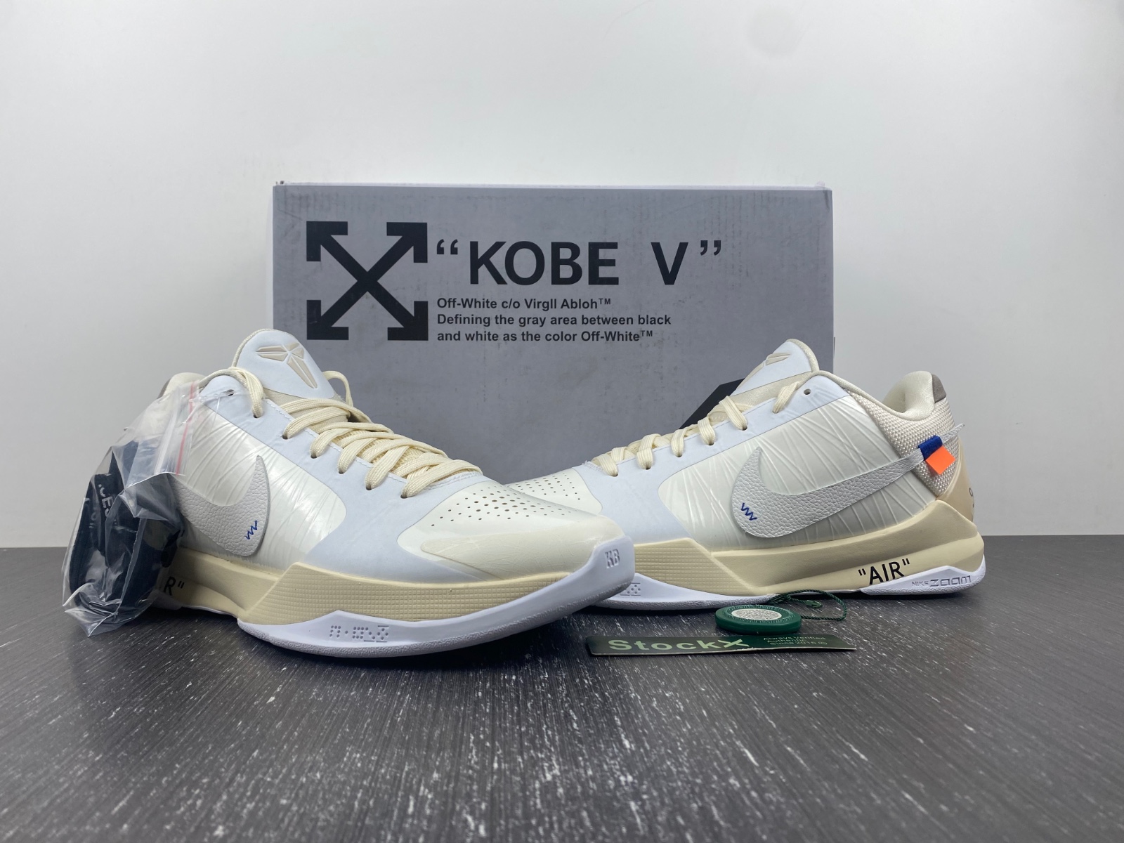 Off-White x Nike Kobe 5 Protro Custom White