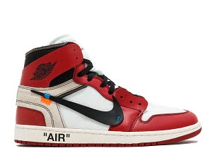 Off White x Air Jordan 1 Chicago Red