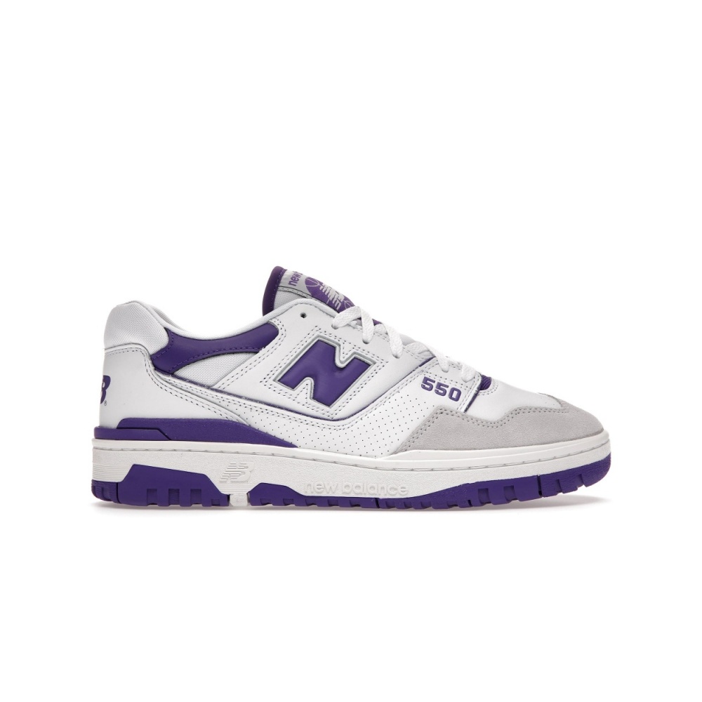 New Balance 550, White Purple