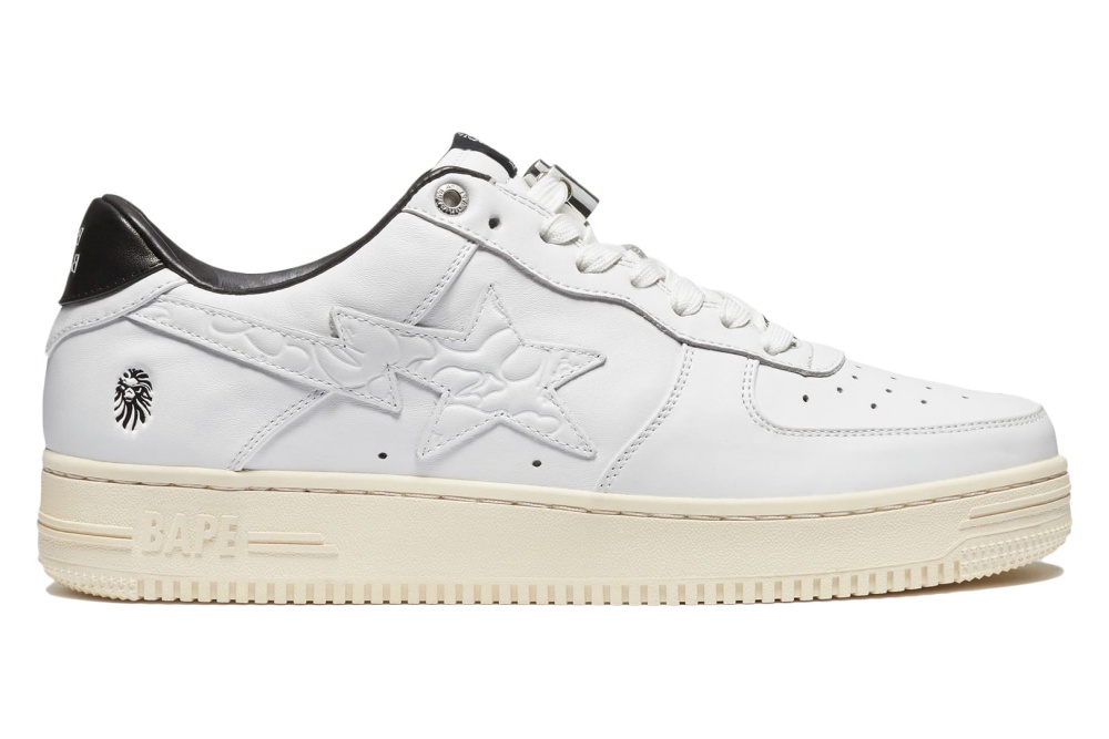 A Bathing Ape Bape STA “Tokyo” Black White Silver