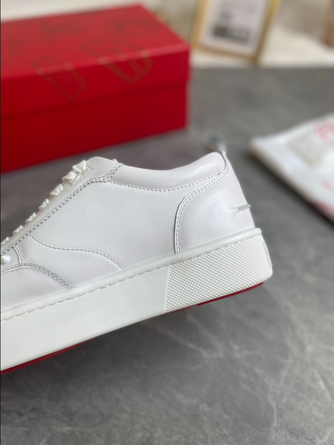 Christian Louboutin Happyrui Spikes White Sneaker – CLS038