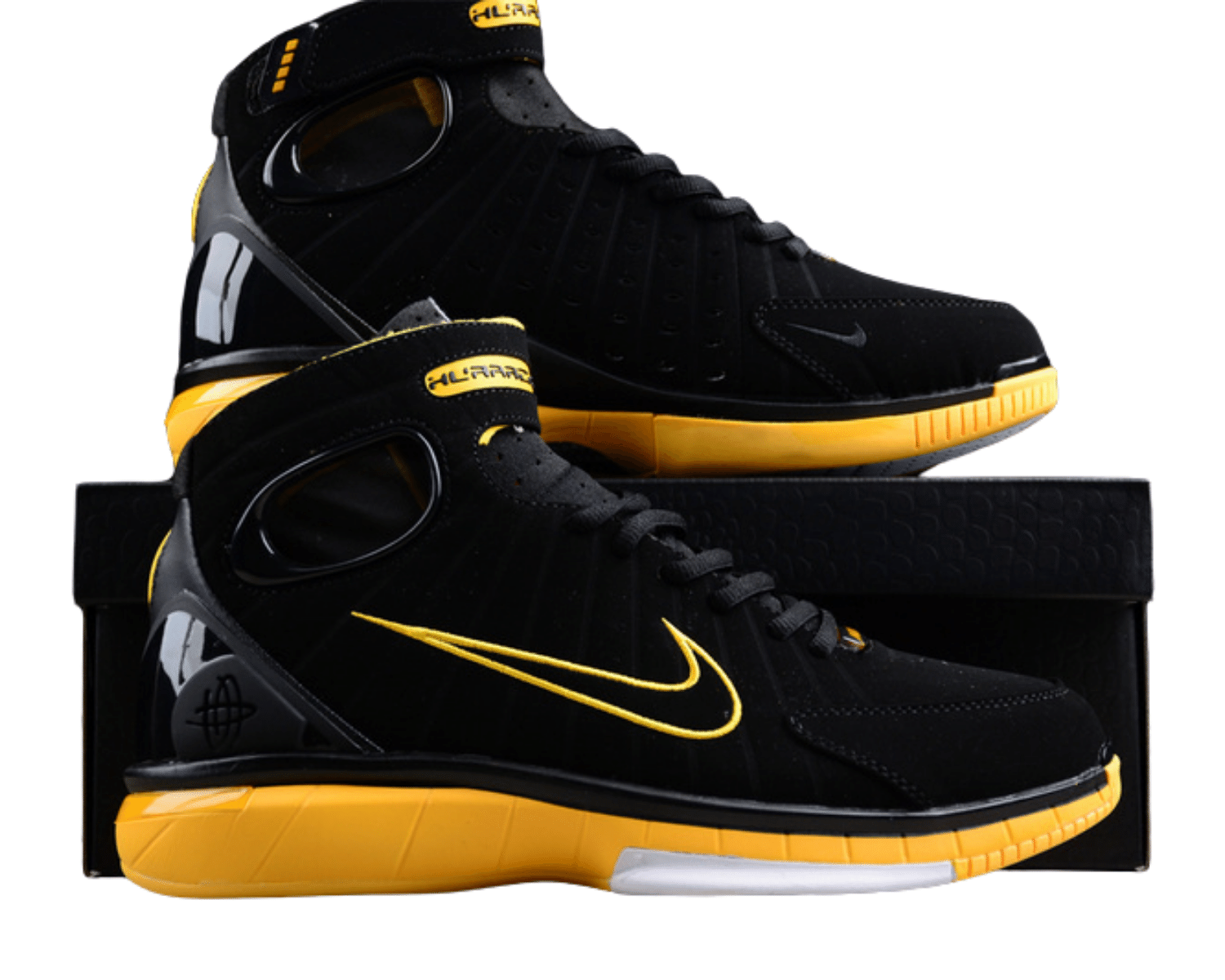 Nike Air Zoom Huarache 2k4 Black Varsity Maize