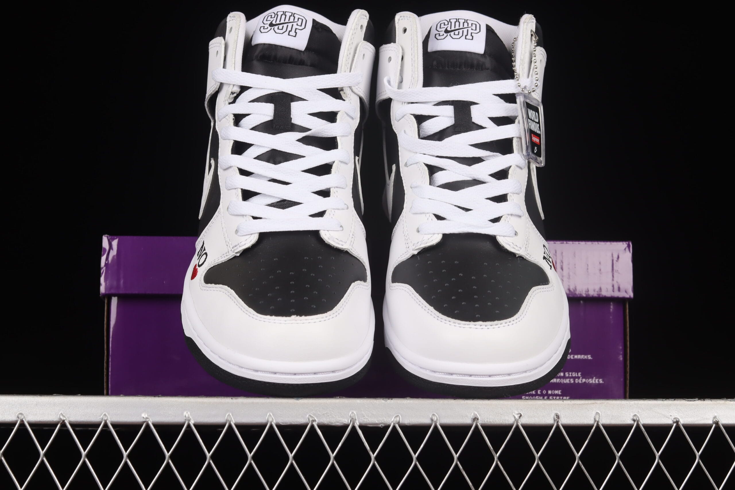 Nike SB Dunk High, Supreme By Any Means Black