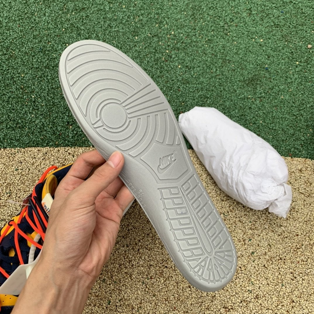 Nike Dunk Low Off-White University Gold Midnight Navy