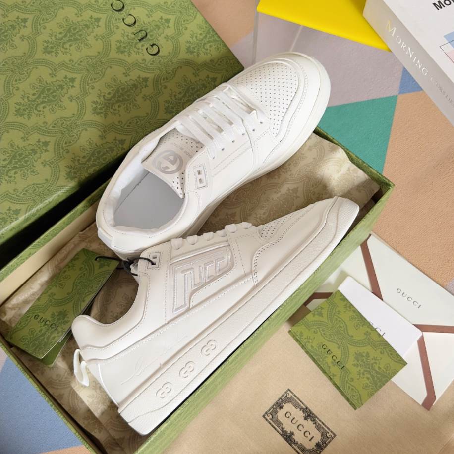 Gucci Basket White Sneakers – GCC221