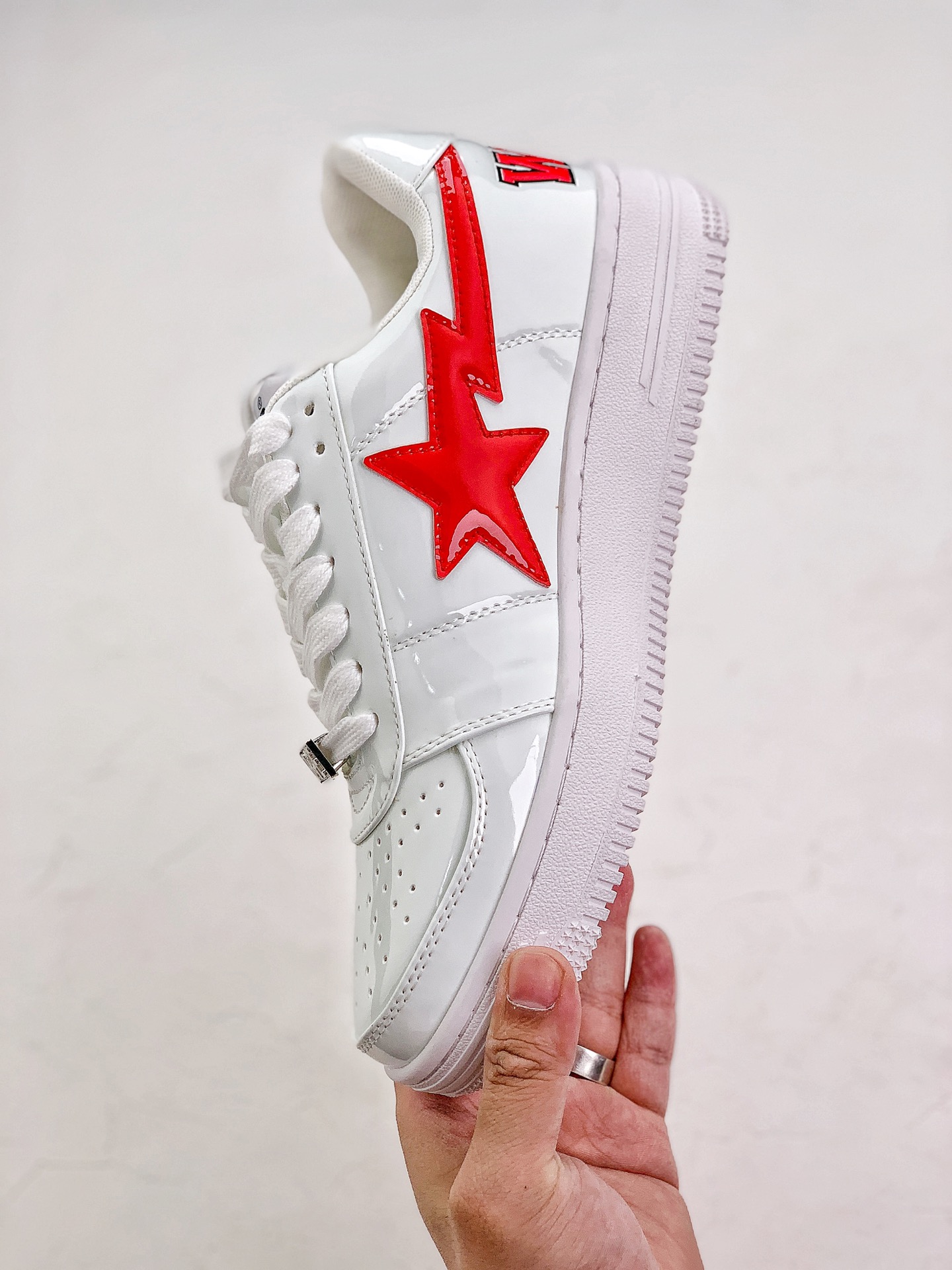 A Bathing Ape Bape Sta Low Shark White