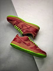 Nike Dunk Low 1-Piece Laser Varsity Red Chartreuse