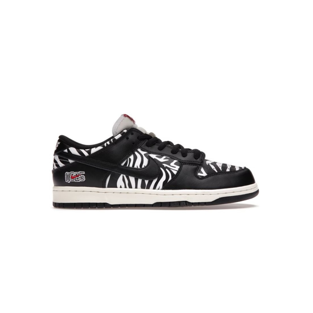 Nike SB Dunk Low Quartersnacks Zebra