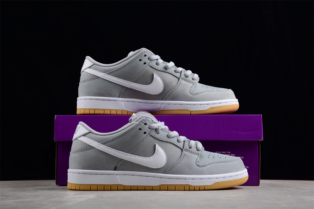 Nike SB Dunk Low Pro ISO Orange Label Wolf Grey Gum