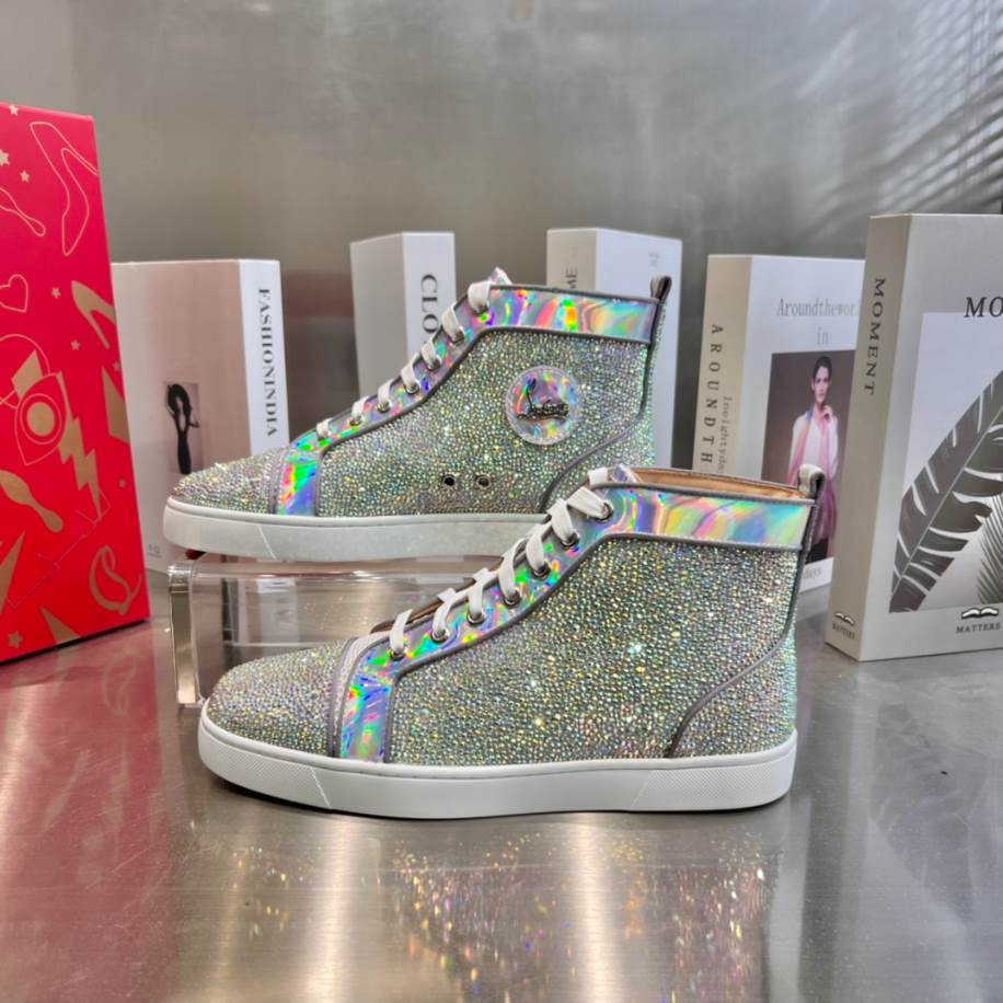 Christian Louboutin Silver Stones Sneaker – CLS056