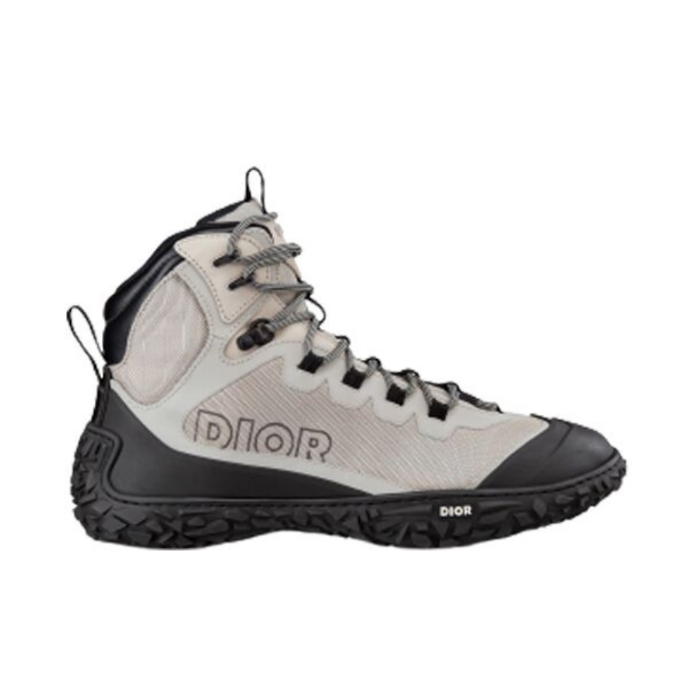 DIORIZON HIKING BOOT GRAY TECHNICAL MESH AND BLACK RUBBER – DO088