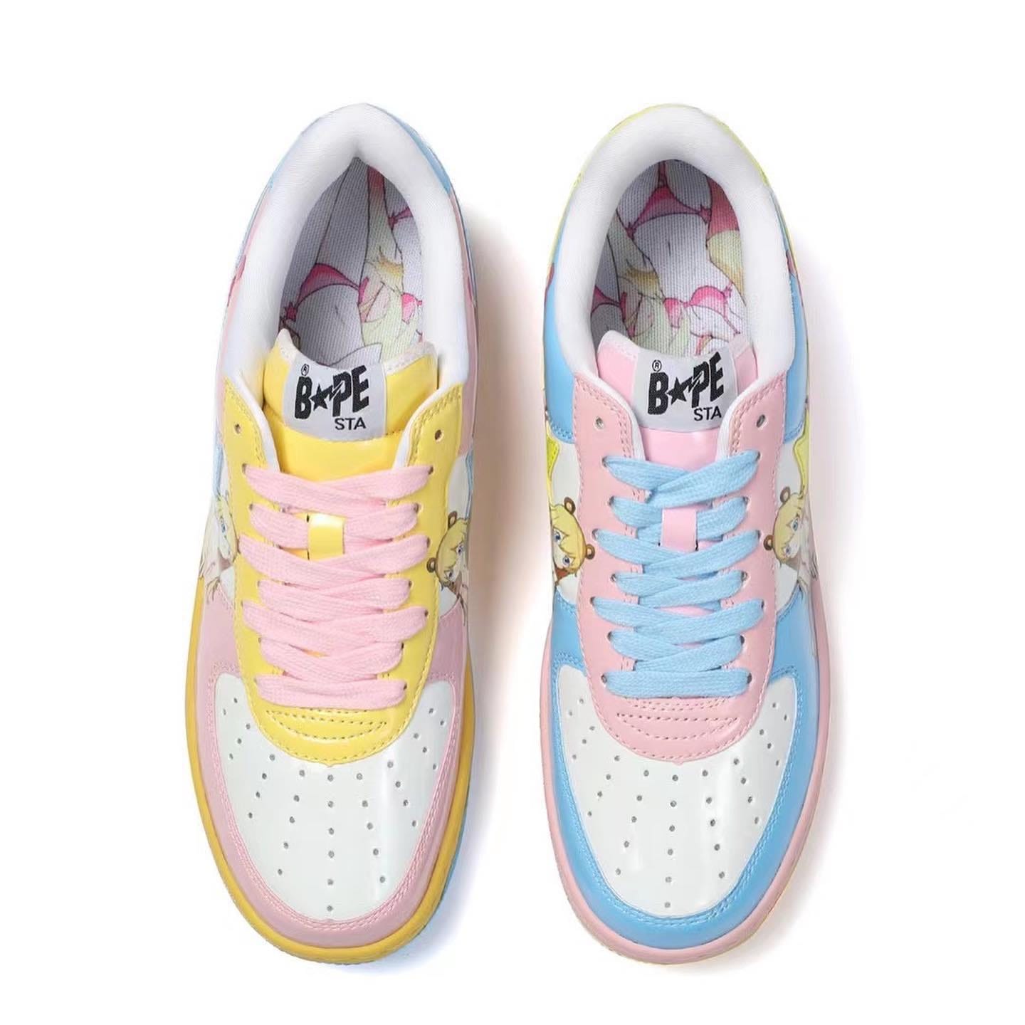 A Bathing Ape Bape Sta pink blue