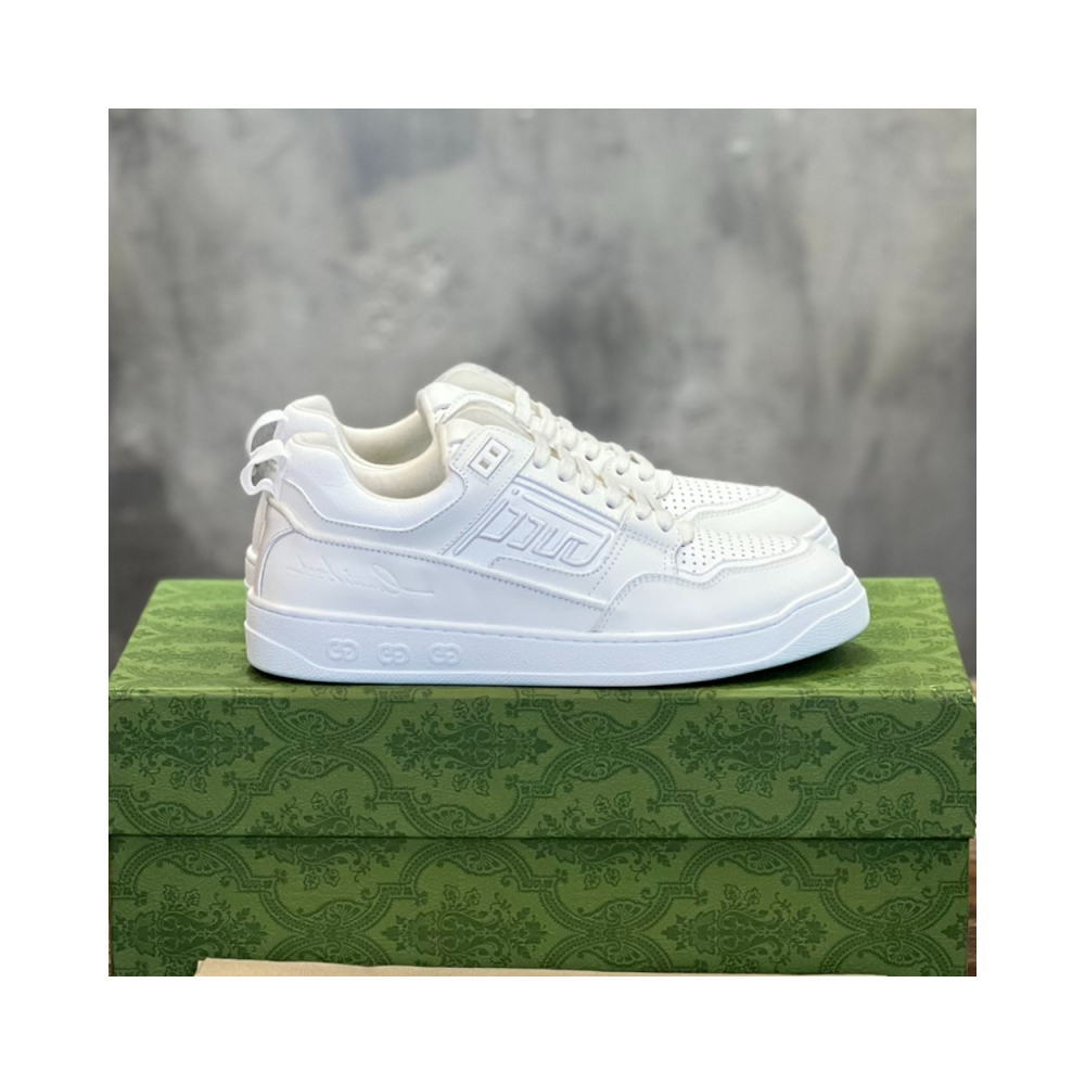 Gucci White Leather Mid Sneaker – GCC176