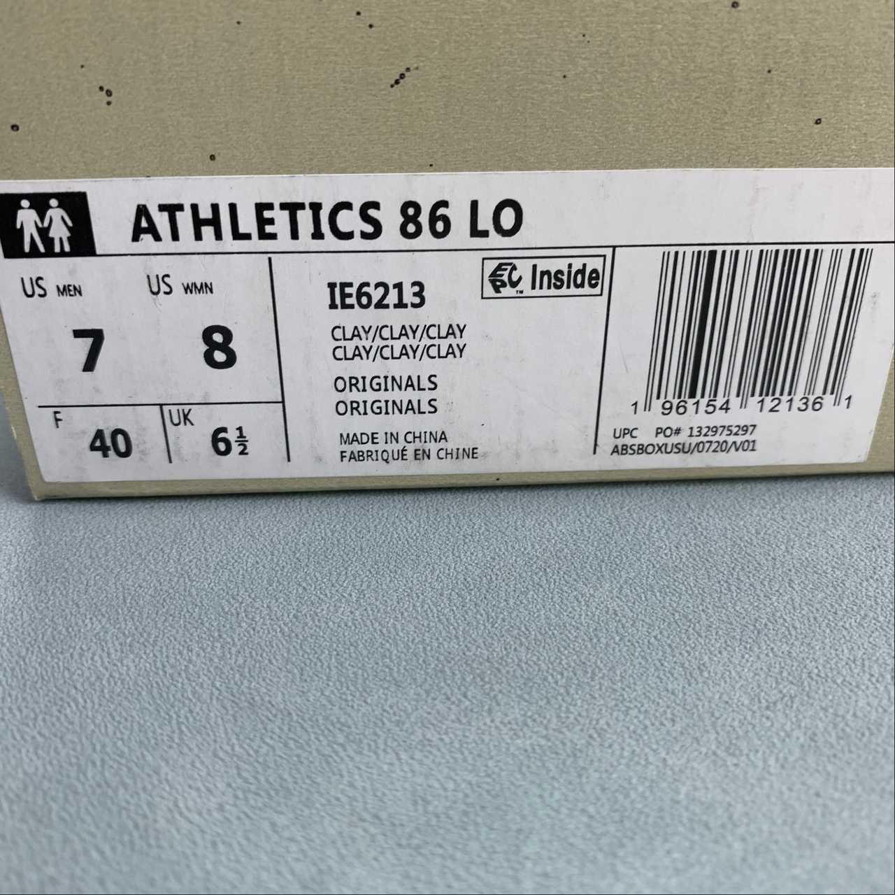 Adidas Fear Of God Athletics ’86 Lo Talc Clay