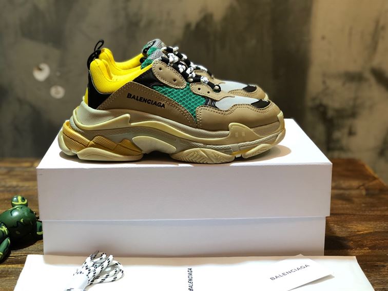 BALENCIAGA TRIPLE S TRAINER YELLOW GREEN – BLA029