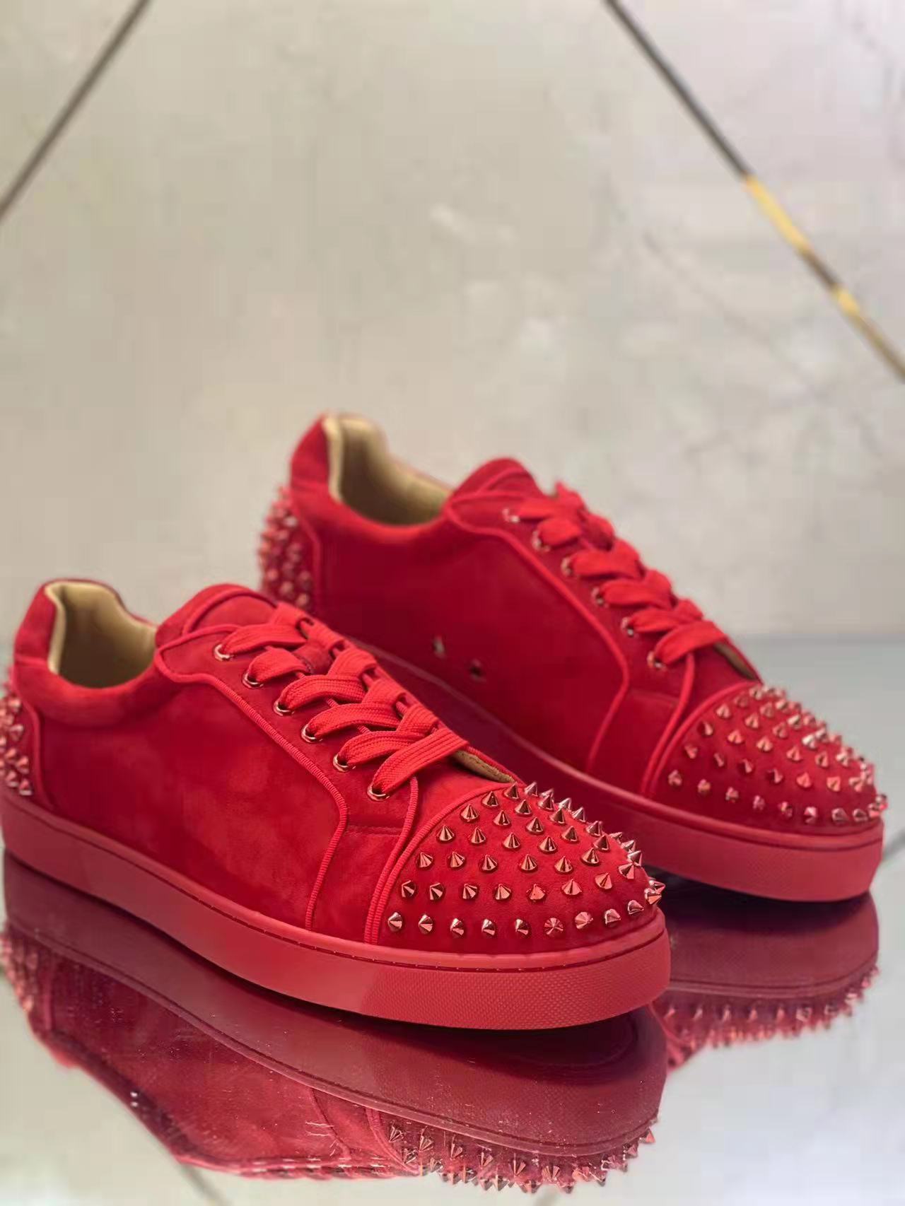 Christian Louboutin Seavaste 2 Orlato Flat Red