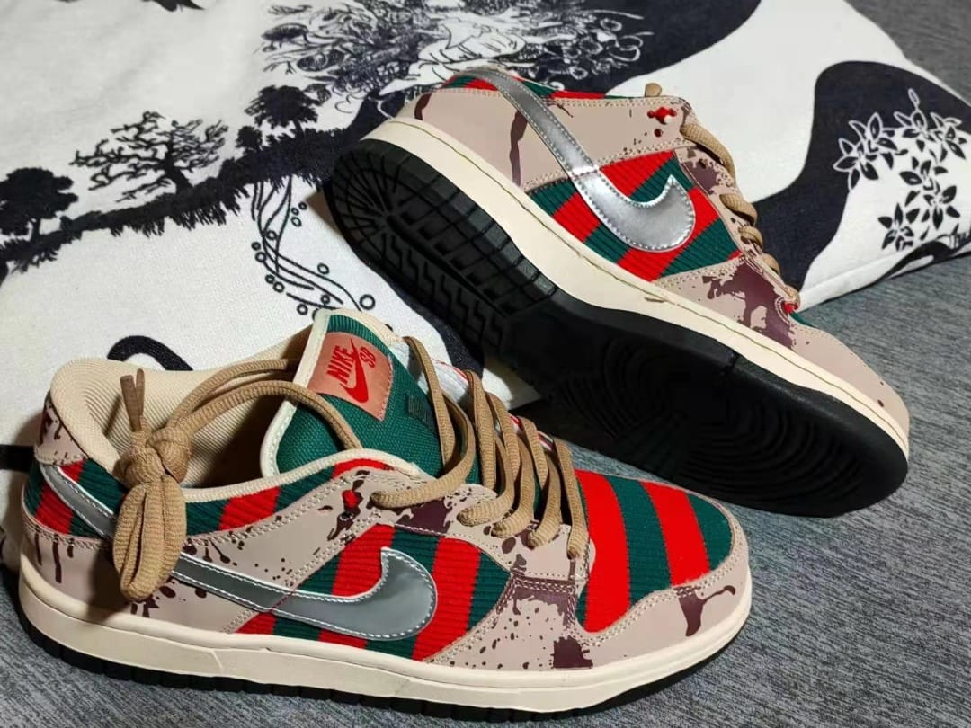 Replica Nike Dunk SB Low Freddy Krueger