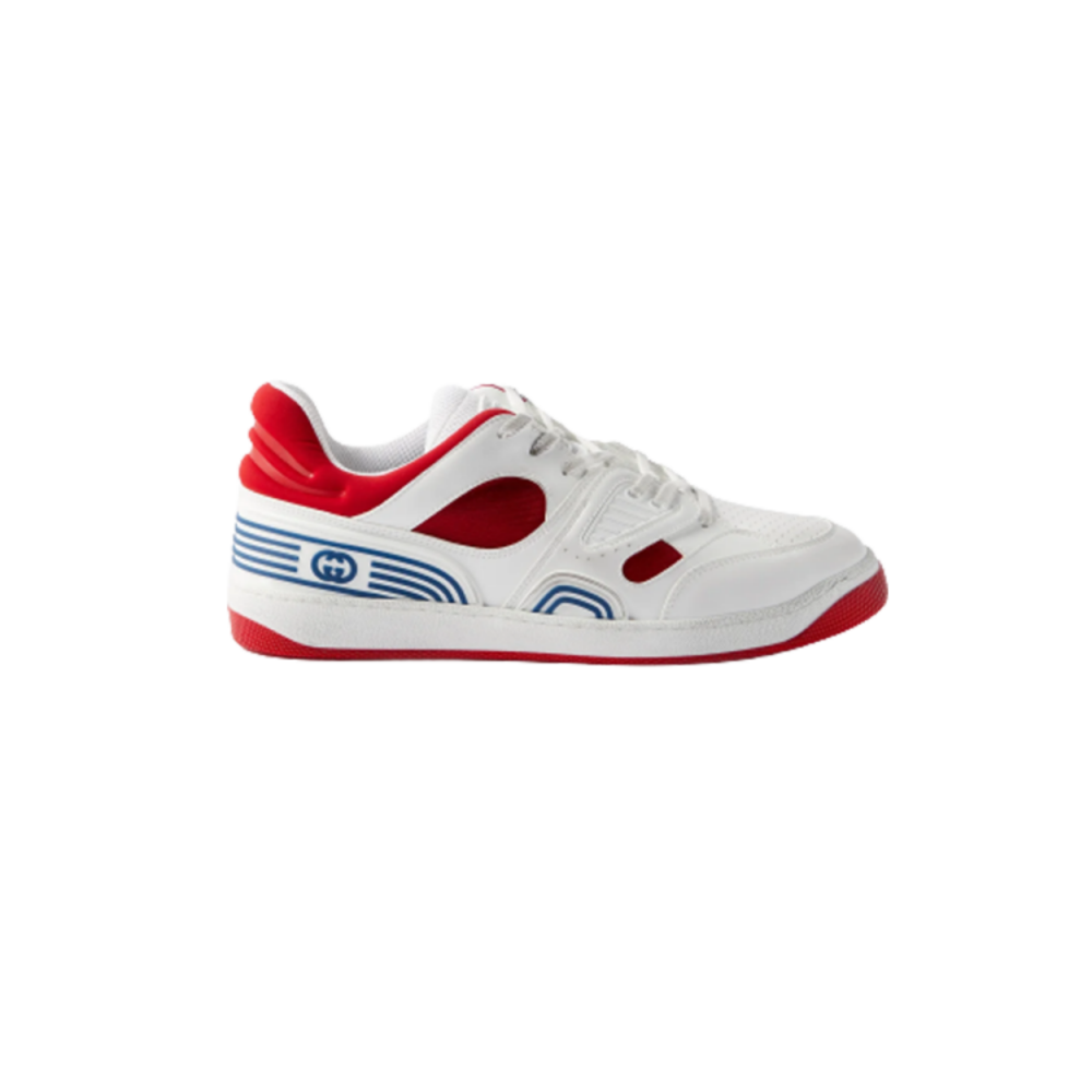 GUCCI BASKET SNEAKERS IN WHITE AND RED – GCC031