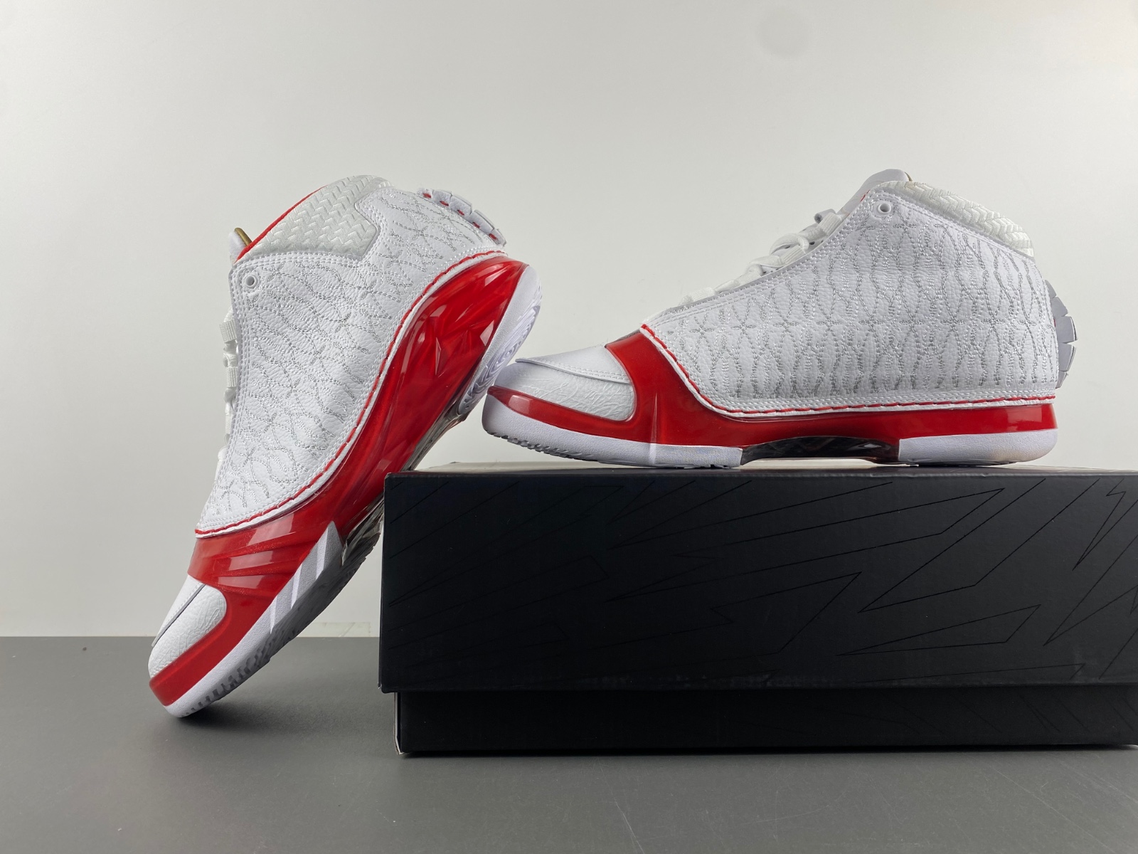 Jordan 23 White Varsity Red