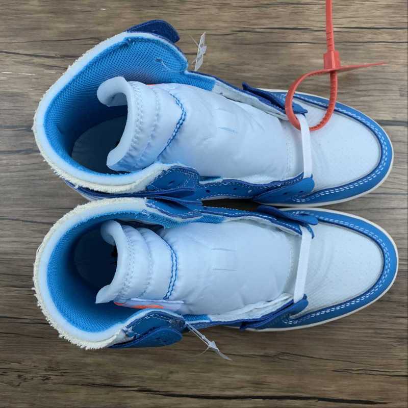 Air Jordan 1 Retro High Off-White University Blue