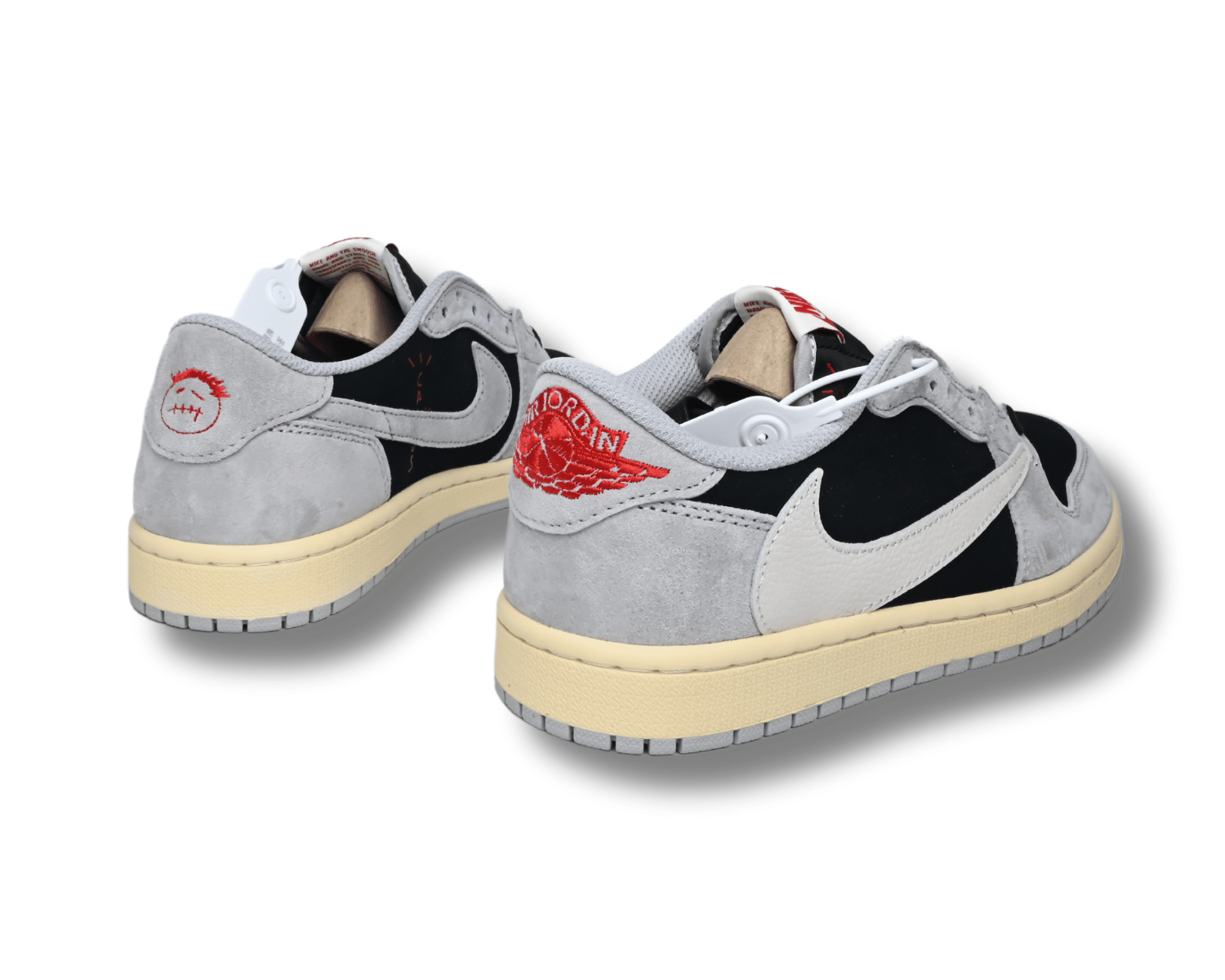 Travis Scott x Air Jordan 1 Low Smoke Grey-Black