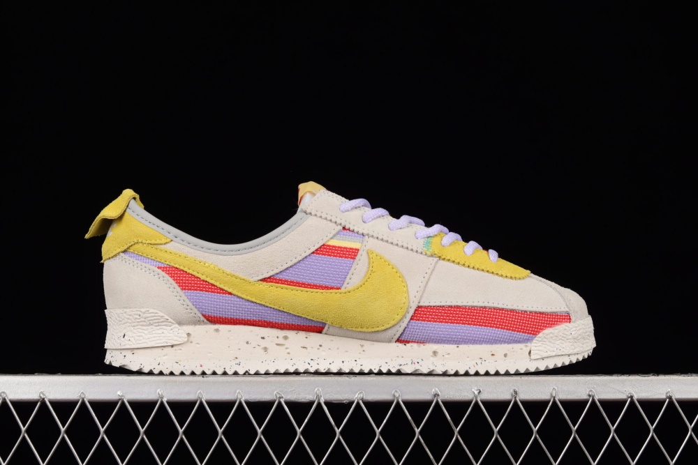 Union x Nike Cortez Yellow Purple Red