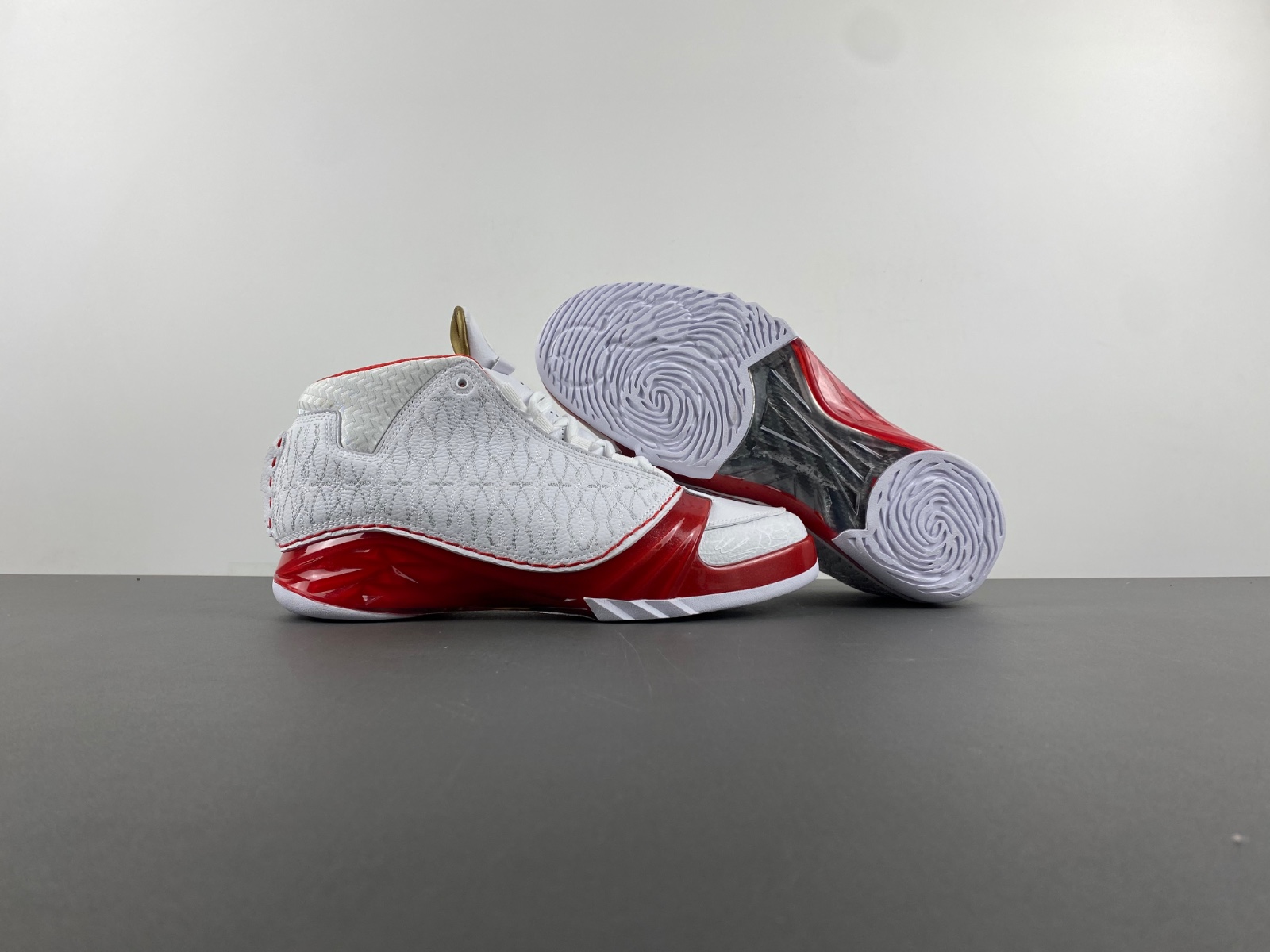 Jordan 23 White Varsity Red
