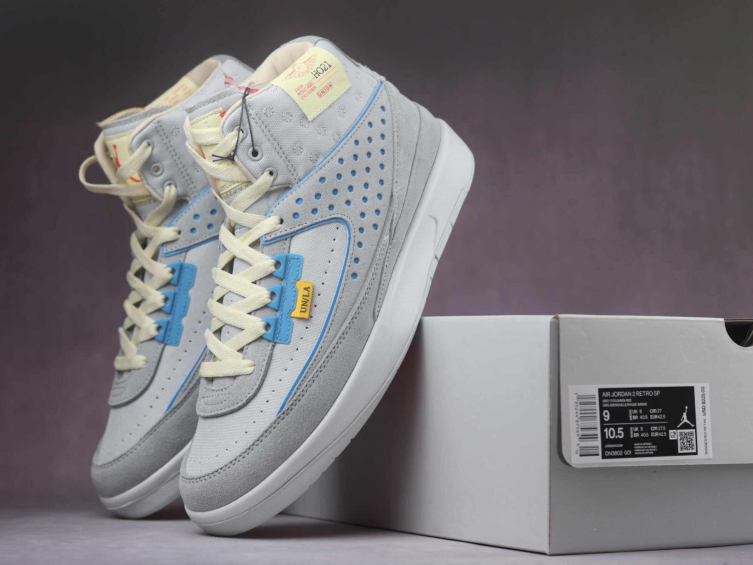 Jordan 2 Retro SP Union Grey Fog