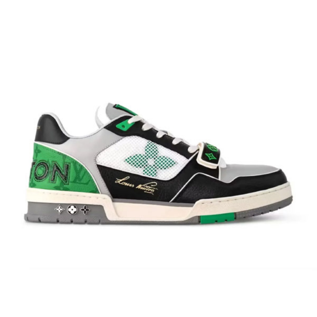 LOUIS VUITTON LV TRAINER SNEAKER GREEN – LVS181