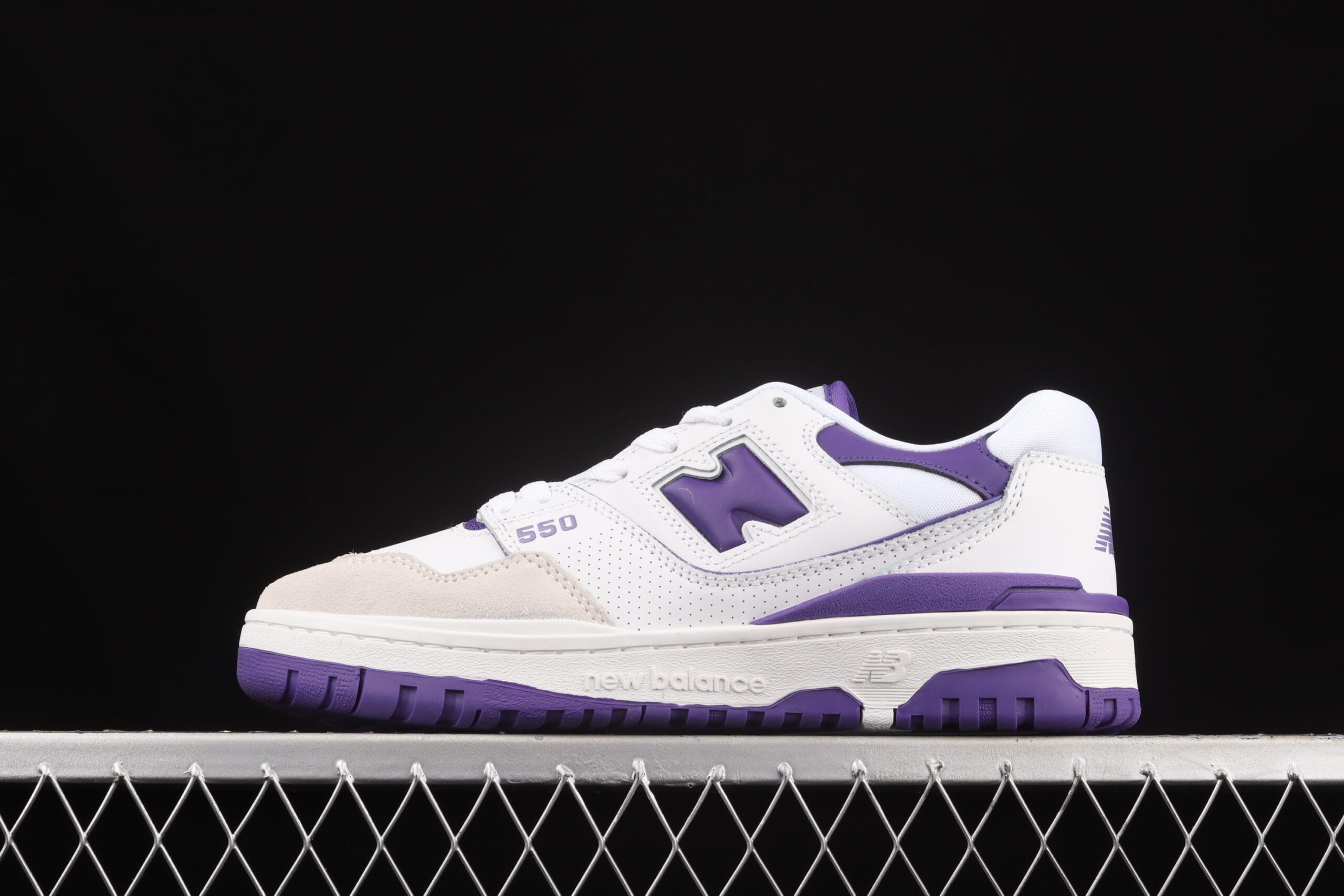 New Balance 550, White Purple