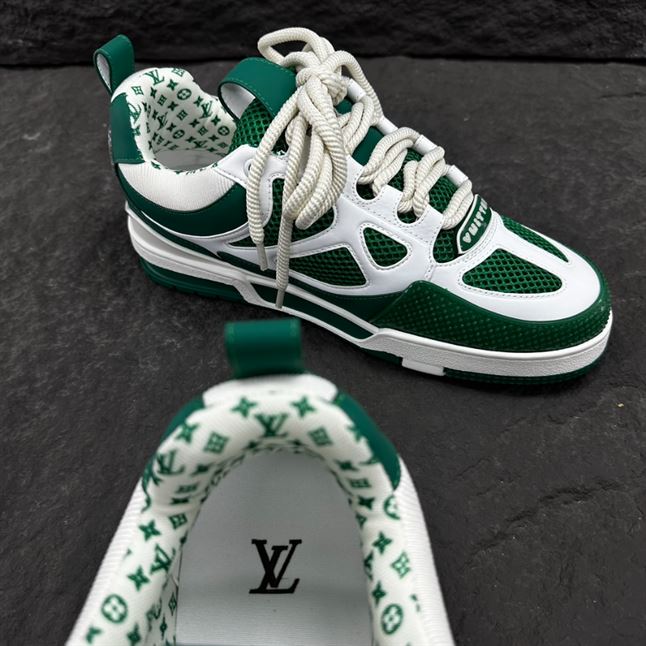 LOUIS VUITTON LV SKATE SNEAKER GREEN WHITE – LVS167