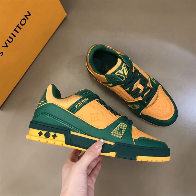LOUIS VUITTON TRAINER VIRGIL ABLOH SNEAKERS IN GREEN – LVS049