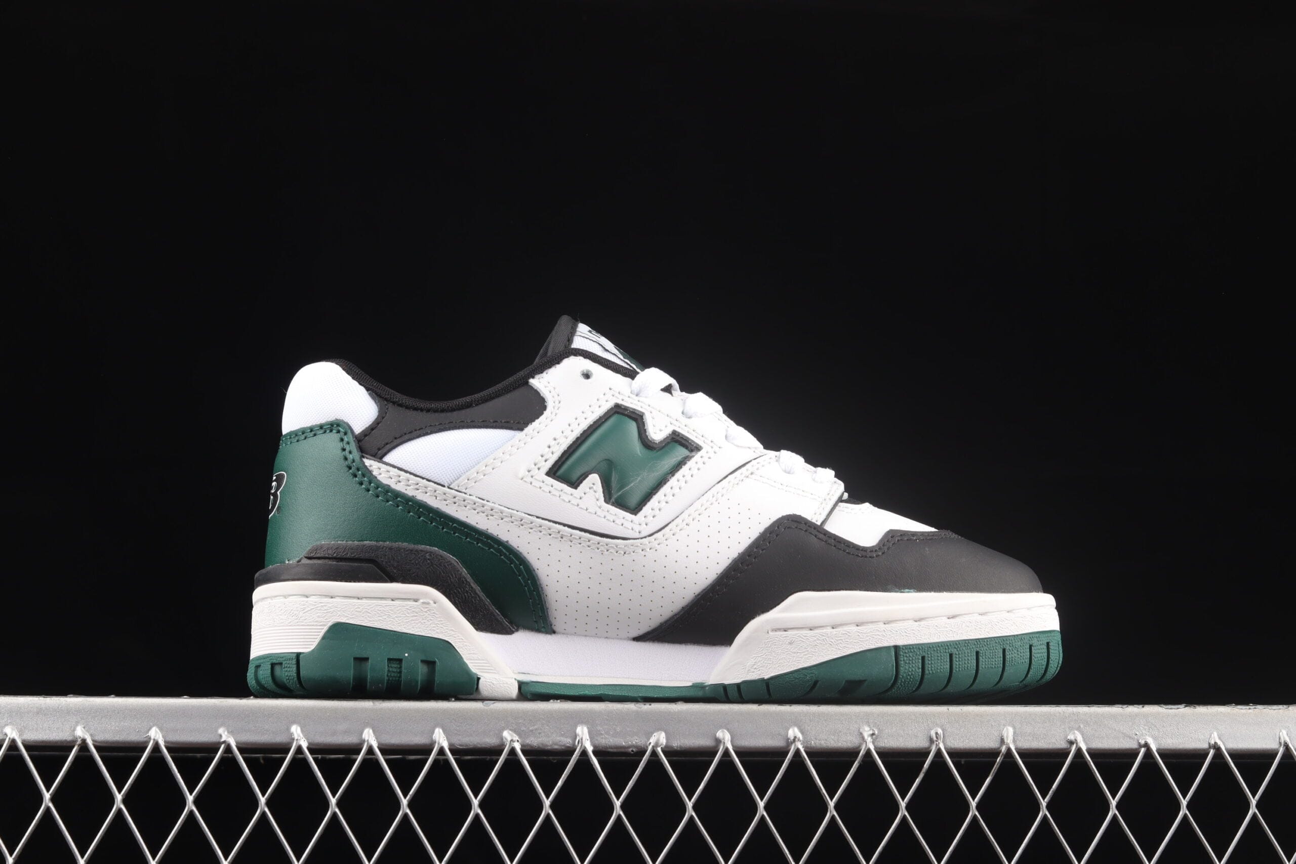New Balance 550, White Green Black