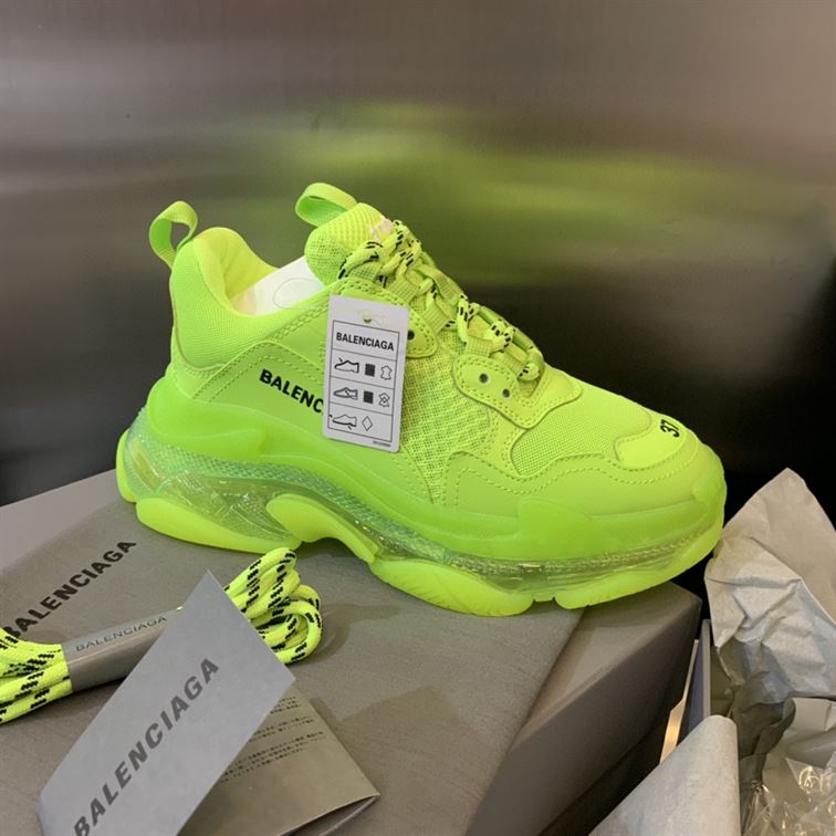 BALENCIAGA TRIPLE S CLEAR SOLE IN GREEN – BLA018